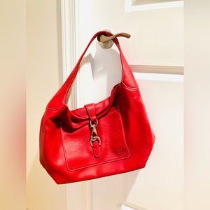 Dooney & Bourke red leather bag